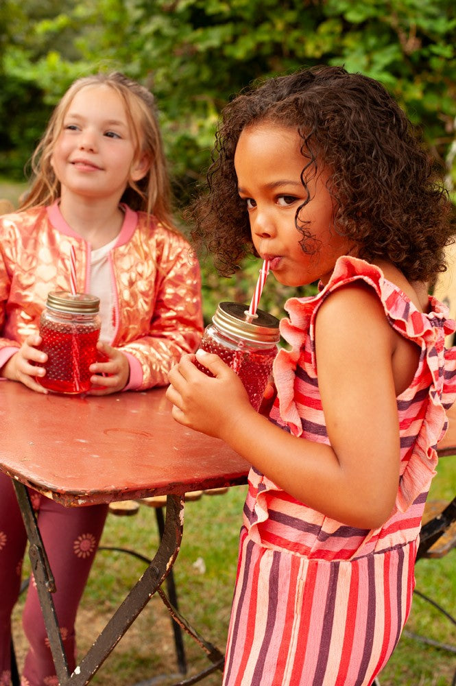 Mono rayas niña Salsa Sunset