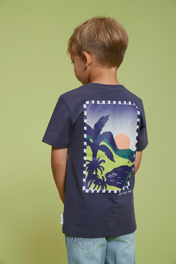 Pantalón corto rayas niño Summer Denims