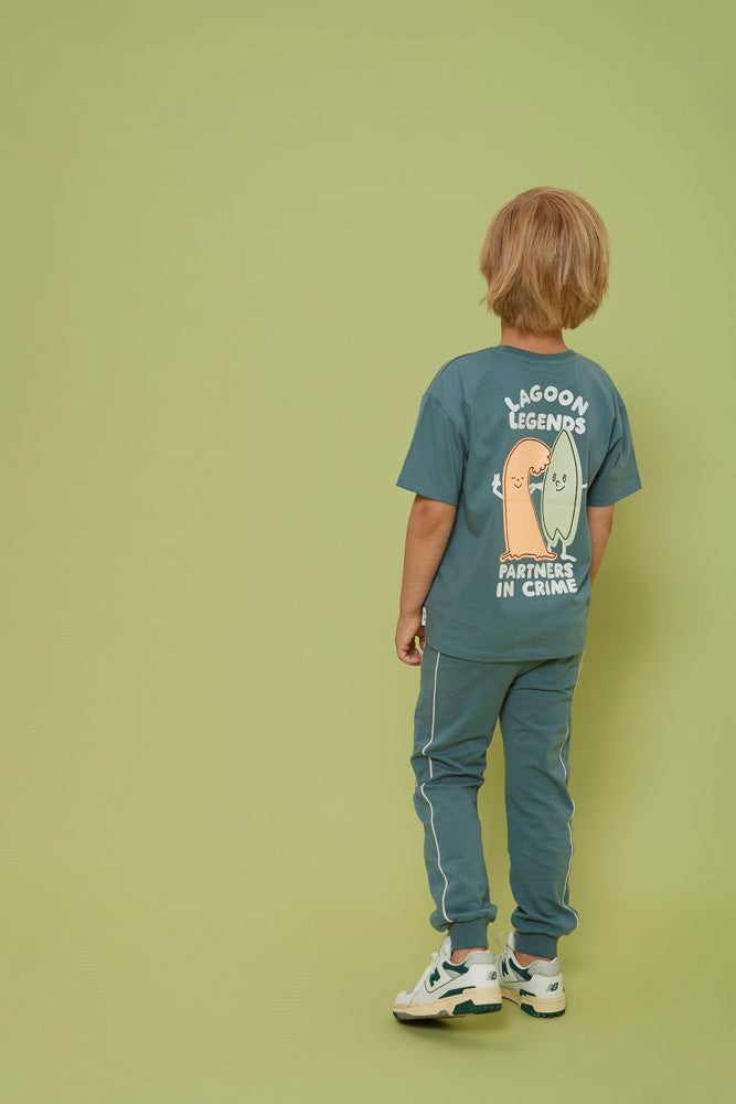 Camiseta manga corta oversized niño Lagoon Legends
