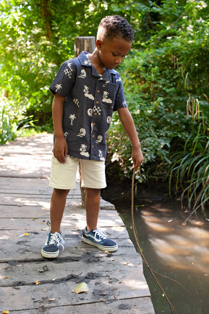Camisa manga corta muselina niño Lagoon Legends
